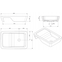 Sanindusa Wash Basin Hi-Dden 66