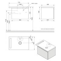 Sanindusa Wb 63 Clean 108410 + Furniture Set 65520