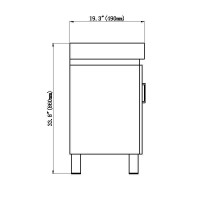 Lagos 600 Cabinet White