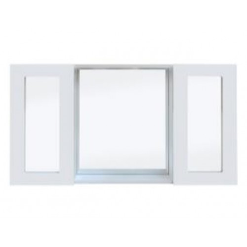Treble Wall Cabinet White