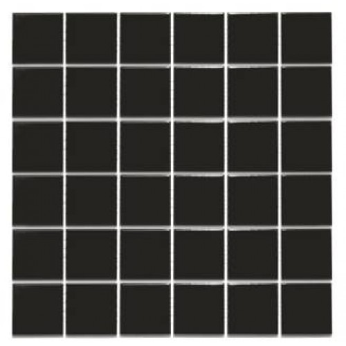 Shiny Black Mosaic 48x48