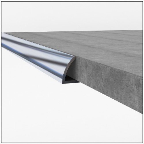 Aluminium Round Edge 12mm