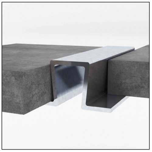 Aluminium Listello 10mm x 2.5m