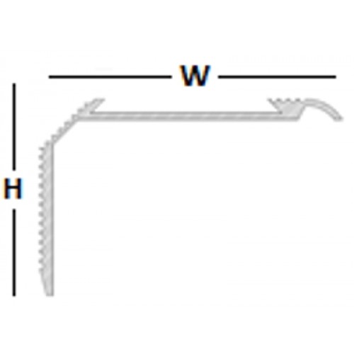 Retro Fit Stair Nosing - 3m SB
