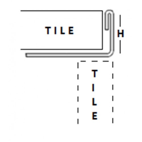 Stainless Steel Formable Edge 12mm x 2.5m