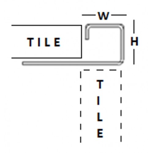 Stainless Steel Square Edge