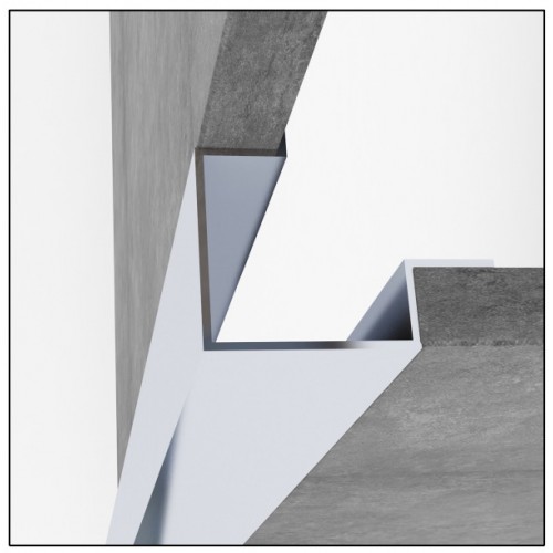 Stainless Steel Tile In Corner Protector 50x50