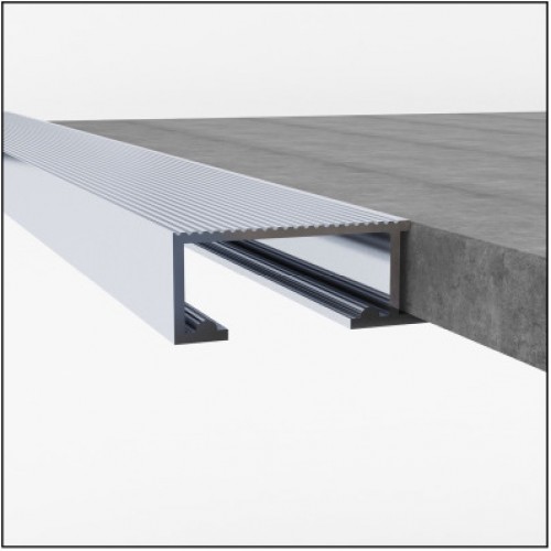 Aluminium Tile In Step 12mm