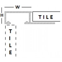 Aluminium Tile In Step 12mm