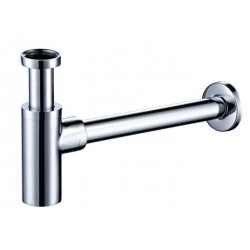 Chrome Tubular Bottle Trap