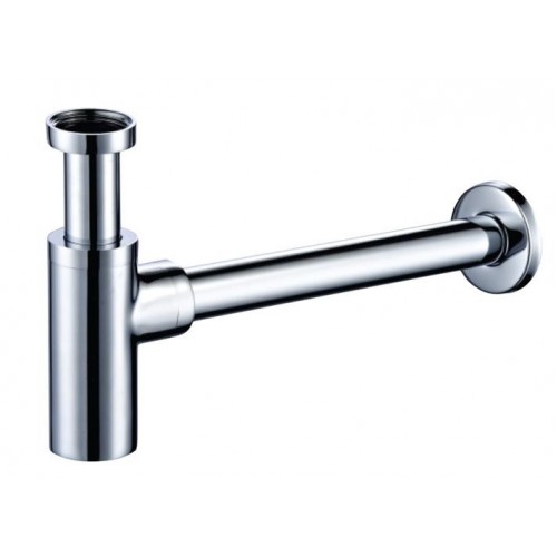 Chrome Tubular Bottle Trap