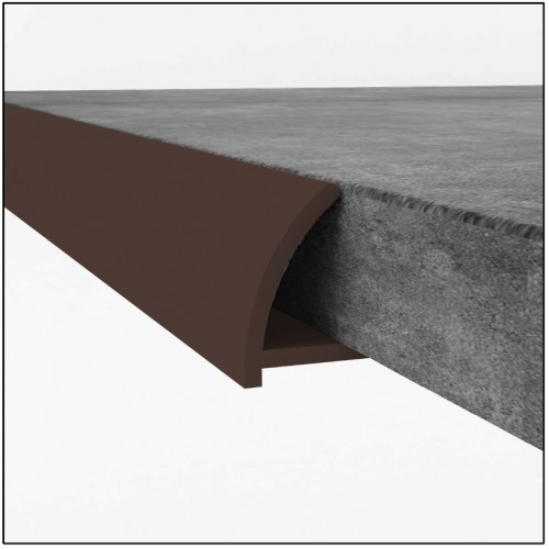 PVC Edge Trim - Chocolate 9mm x 2.4m