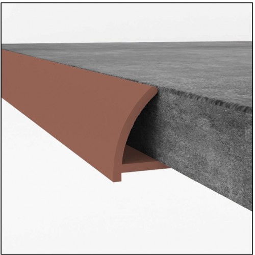 PVC Edge Trim - Terracotta 9mm x 2.4m
