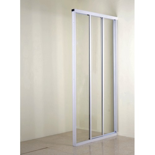 White Clear Trimatic Shower Door